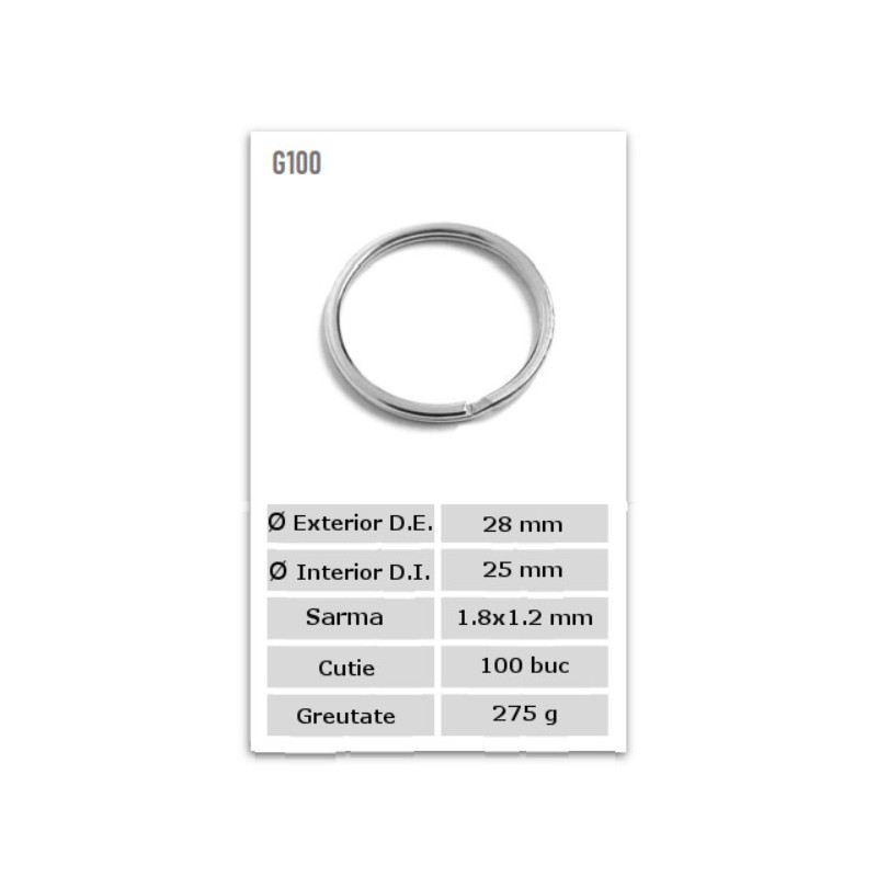 Inele G100 Ø 28 mm