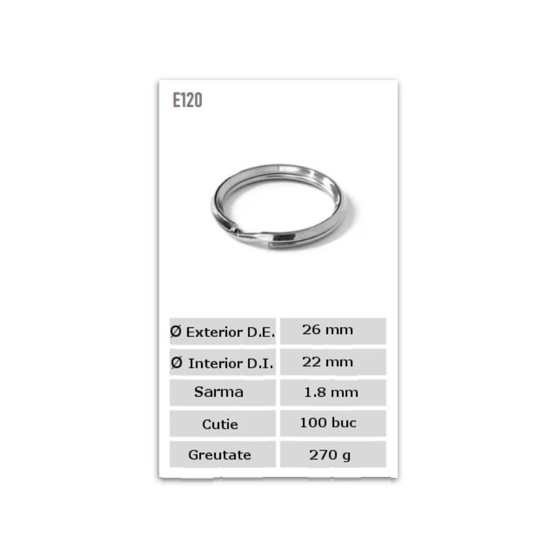 Inele E120 Ø 26 mm