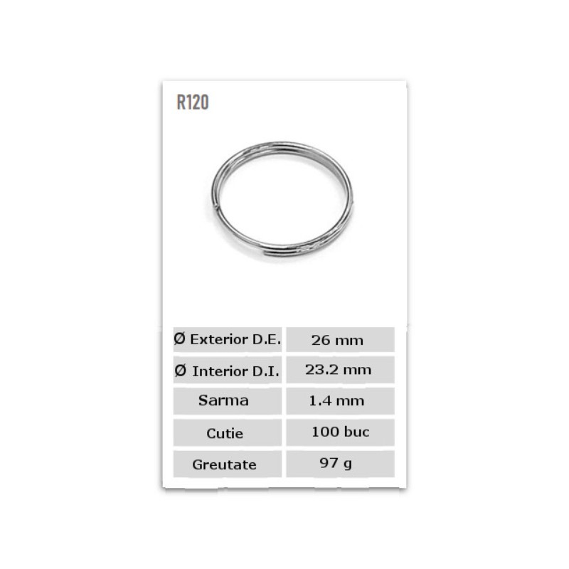 Inele R120 Ø 26 mm