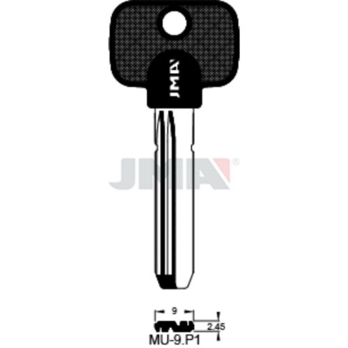 Chei Alpaca Speciale Plastic Negru MUL-T9.P1